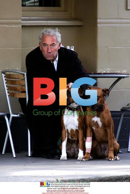 Simon Callow with Dogs in Primrose Hill