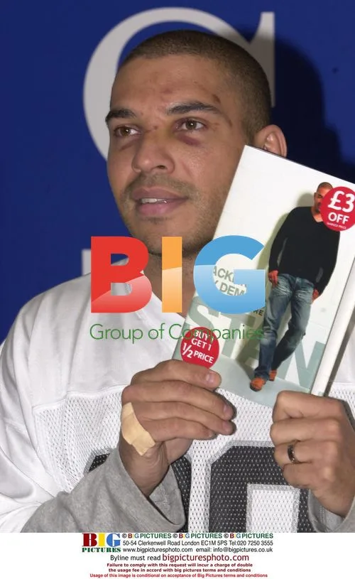 Stan Collymore at Book Signing in Manchester