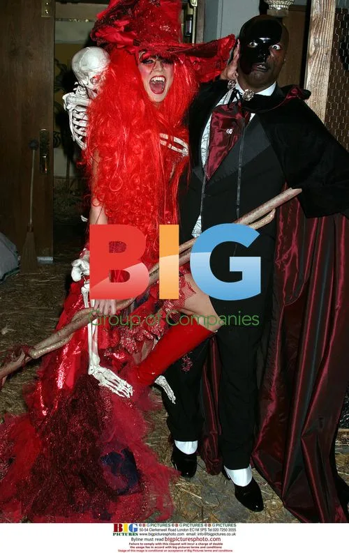 Heidi Klum & Seal at Halloween Party