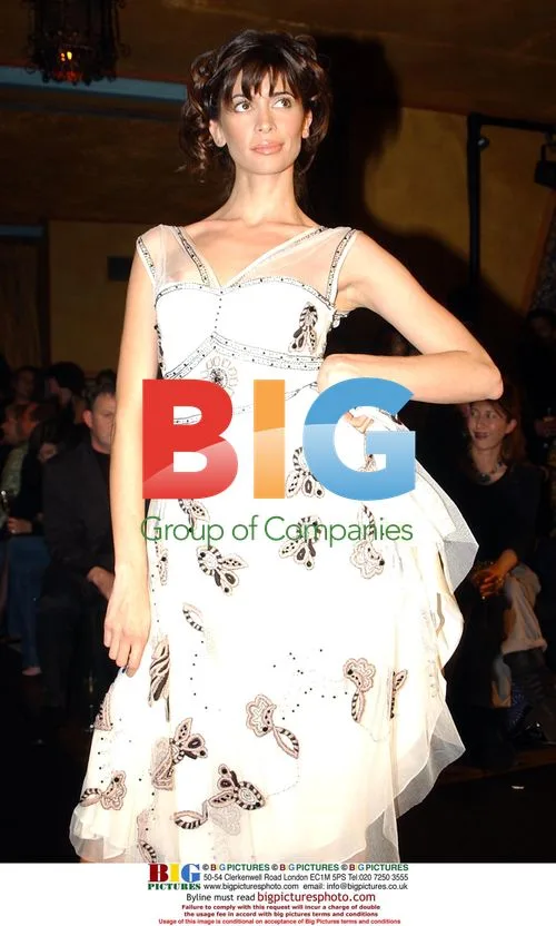 Lisa B on catwalk at 'Reach 4 fashion' charity show