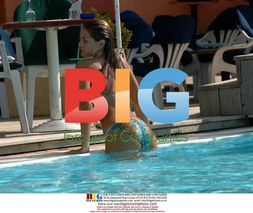 DJ Sassy Enjoying Pool Holiday in Tenerife