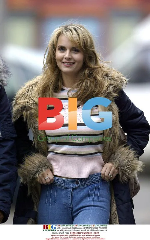 Debra Stephenson on Coronation Street Set