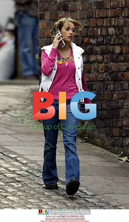 Samia Ghadie on Coronation Street Set