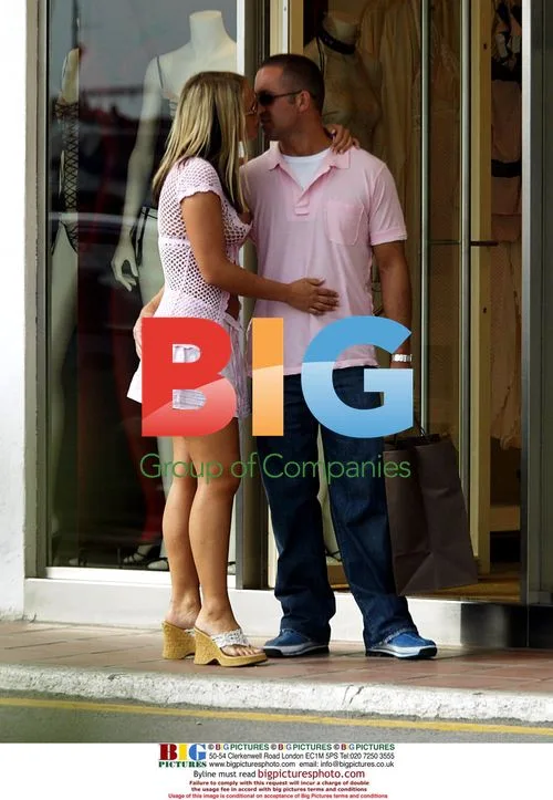 Holly McGuire and Mark Cleary Shopping in Marbella