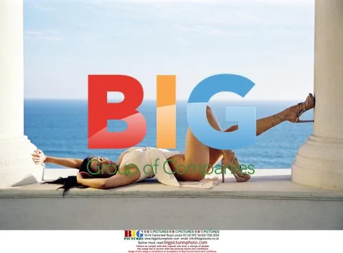 Model Rachel Grant on photo-shoot in Spain