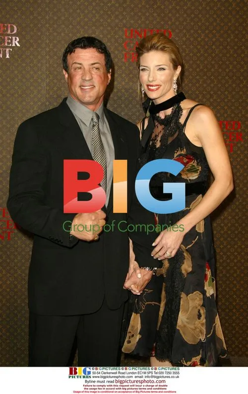 Sylvester Stallone and Wife Jennifer at Cancer Gala