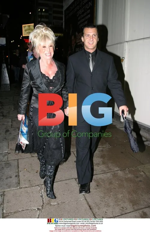 Barbra Winsor and Scott Mitchell at The Producers opening night