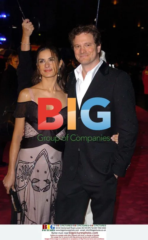 Livia Giuggioli and Colin Firth at 'Bridget Jones' Premiere