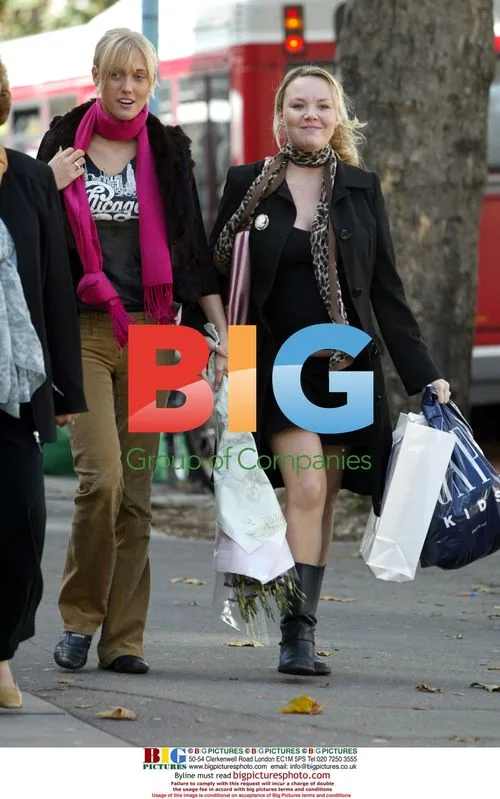 Pregnant Actress Charlie Brooks Shopping in London