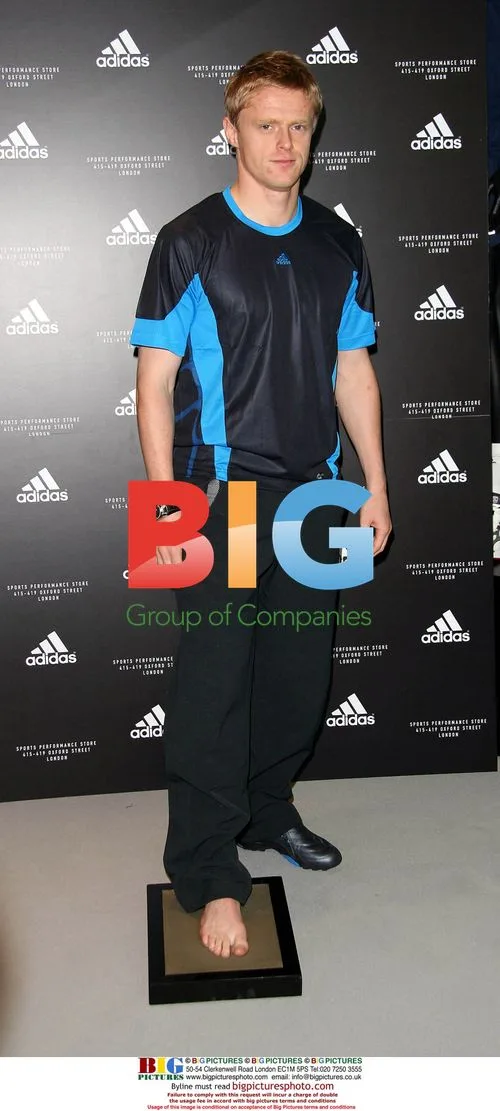 Damian Duff at Adidas Store Opening