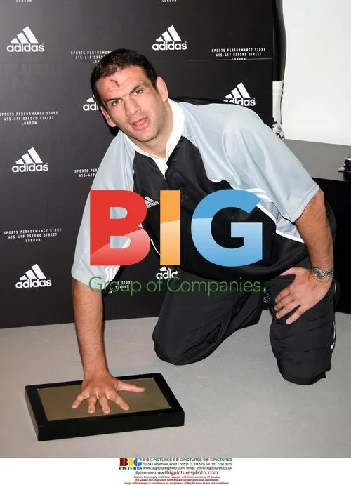Martin Johnson at Addidas store opening