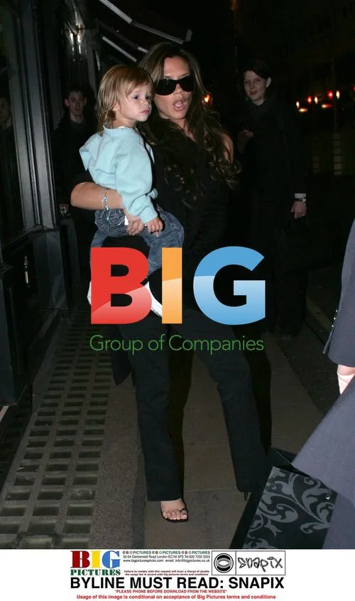Victoria Beckham shopping with son Romeo