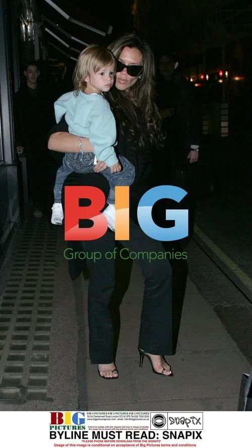 Victoria Beckham and Son Shopping