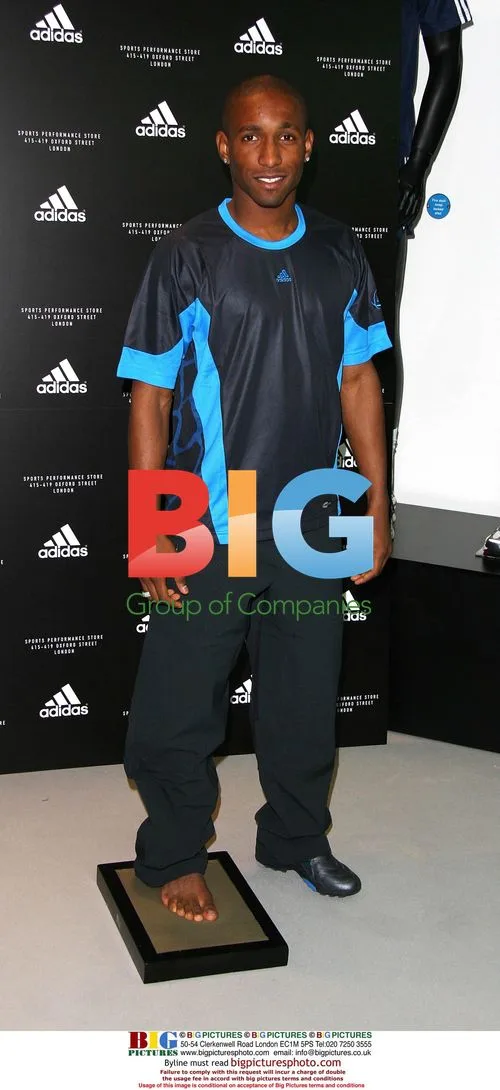 Jermain Dafoe at Addidas Performance Store Opening