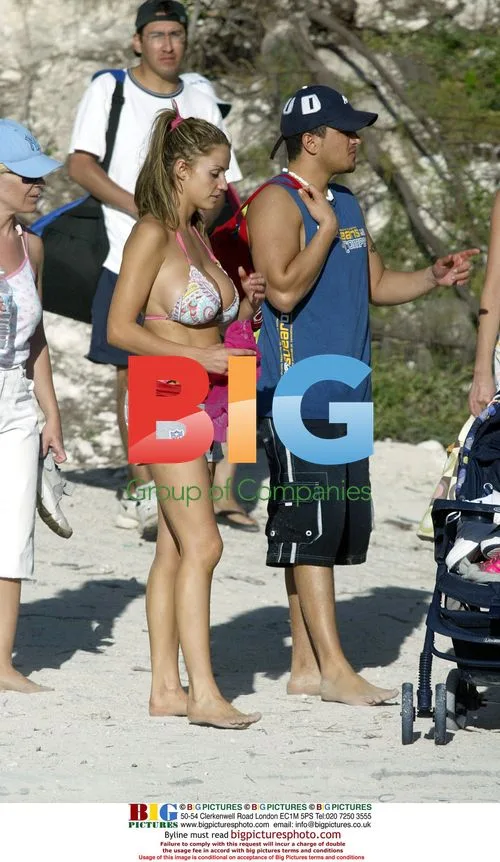 Katie Price, Harvey, and Peter Andre on Bahamas Vacation