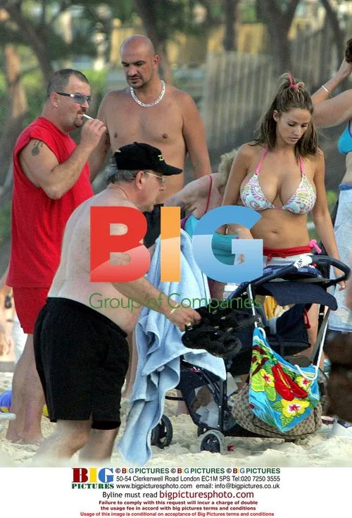 Katie Price, Harvey, and Peter Andre on Bahamas Vacation
