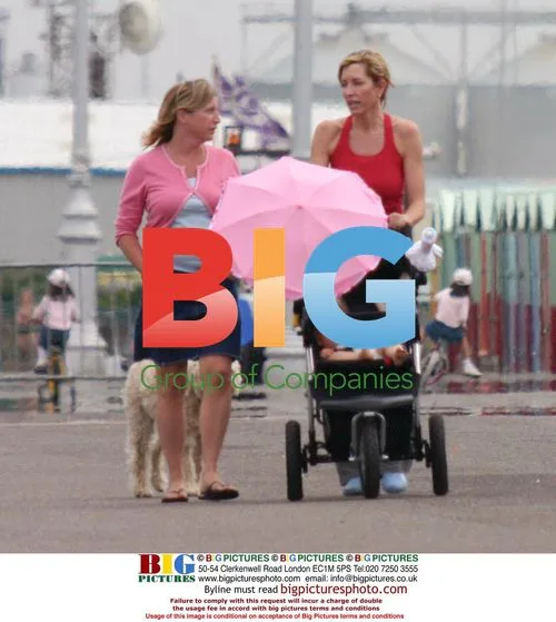 Heather Mills & Beatrice McCartney Stroll in Brighton