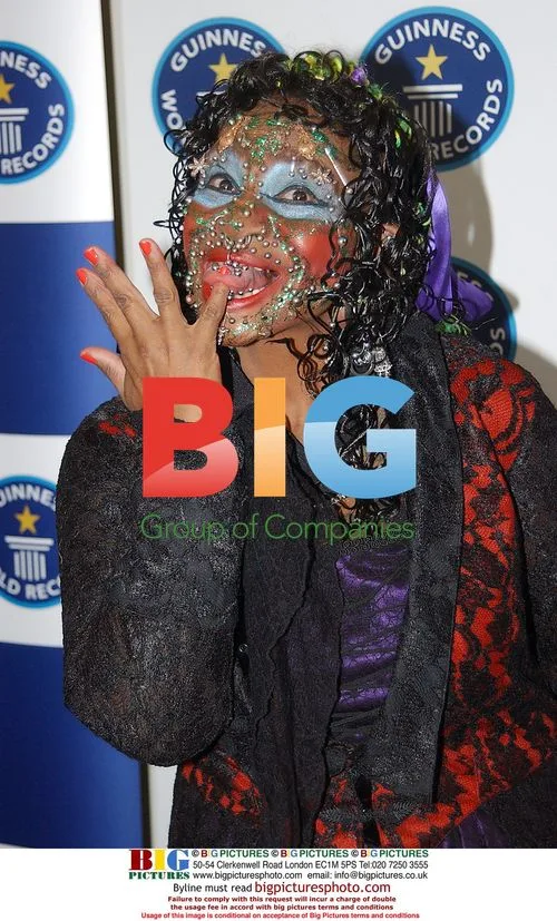 World Record Holder for Most Pierced Woman