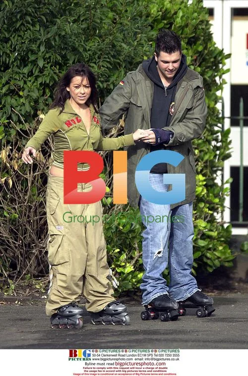 Lisa Scott Lee and Johnny Shantell Roller-Skating