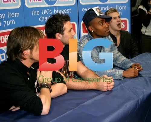 BLUE signing autographs at BIG W
