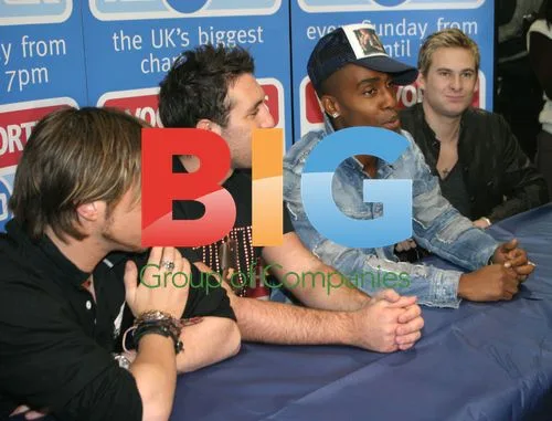 BLUE Signing Copies of Greatest Hits CD
