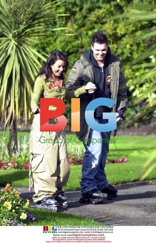 Lisa Scott Lee and Johnny Shantell Roller-Skating