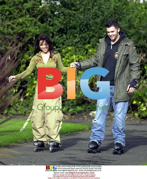 Lisa Scott Lee and Johnny Shantell Roller Skating