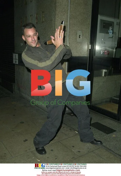 DJ Toby Anstis with a boomerang at the Ivy