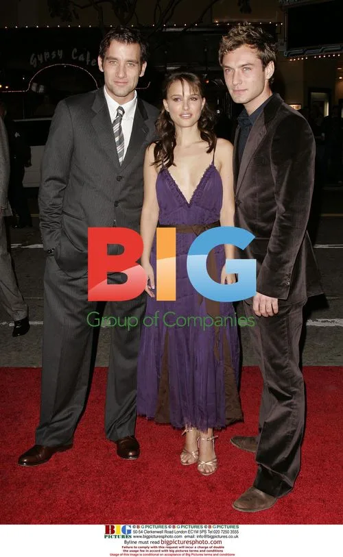 Clive, Natalie & Jude at 'Closer' Premiere
