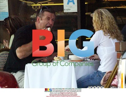 Alec Baldwin with Younger Blonde