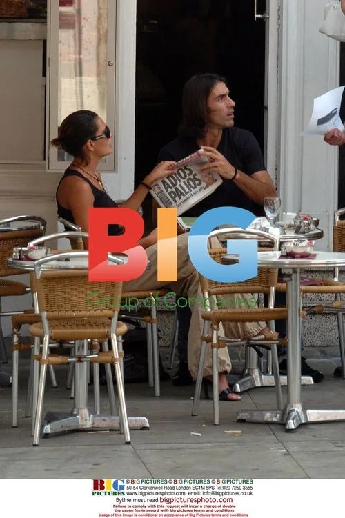 Robert Pires in North London with Girlfriend