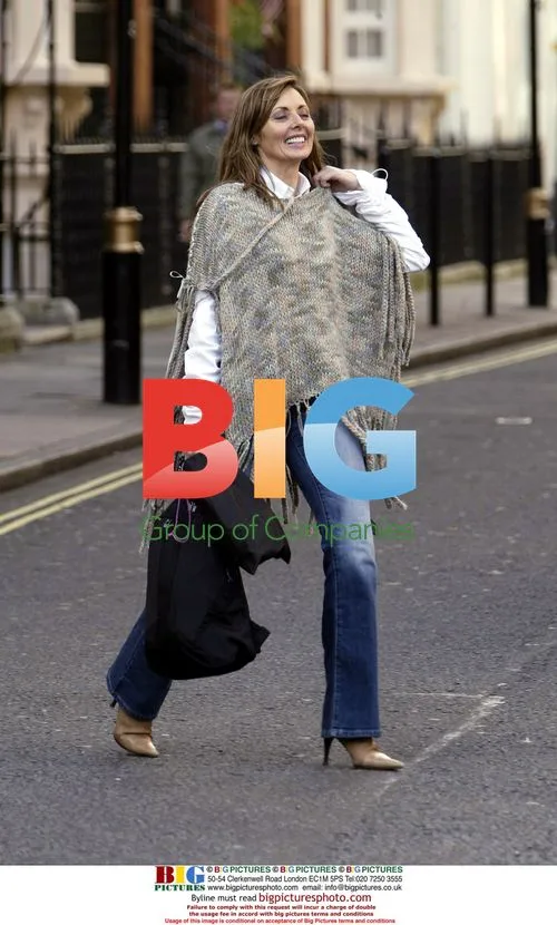 Carol Vorderman Leaves Dance Class in Mayfair