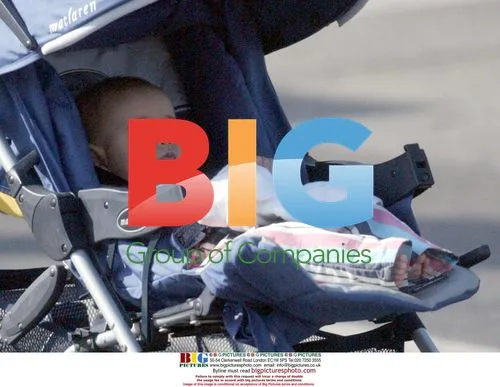 Courteney Cox-Arquette with baby Coco