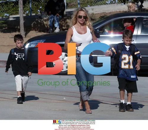 Pamela Anderson's Sons Get New Haircuts