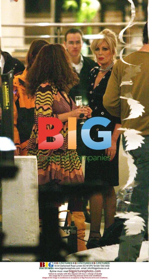 Absolutely Fabulous stars on set