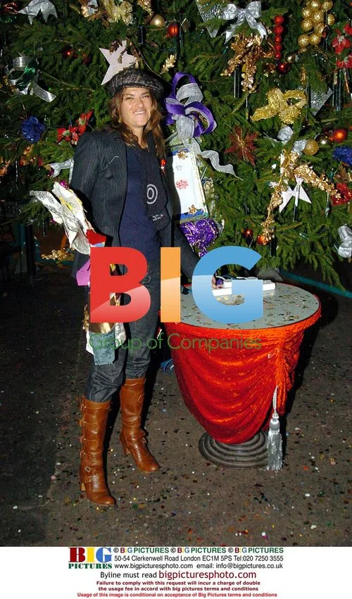 Tracy Emin at Spitalfields Market Christmas Lights