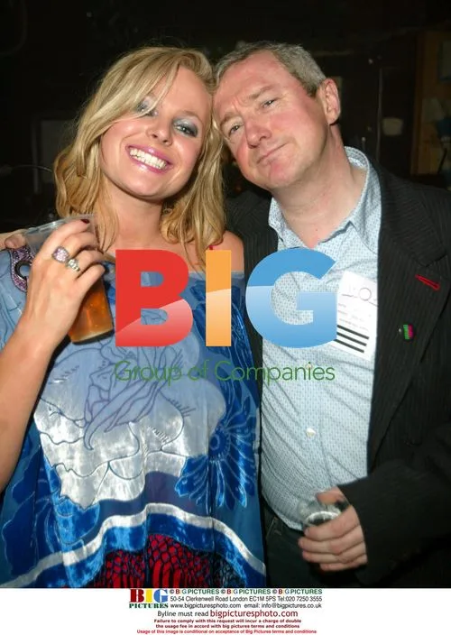 Louis Walsh with Amanda Brunker at Girls Aloud Gig