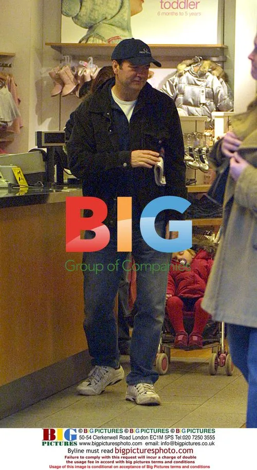 Tony O'Callaghan shopping in North London