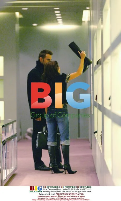 Dannii Minogue and Benjamin Heart Shopping