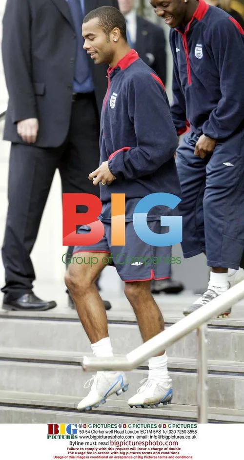 England Squad Leaving Hotel for Training