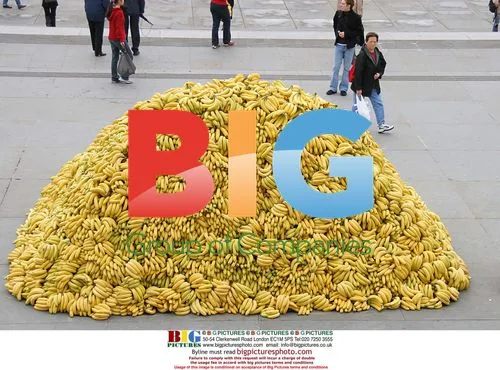 Artist Dumps 30,000 Bananas in Trafalgar Square