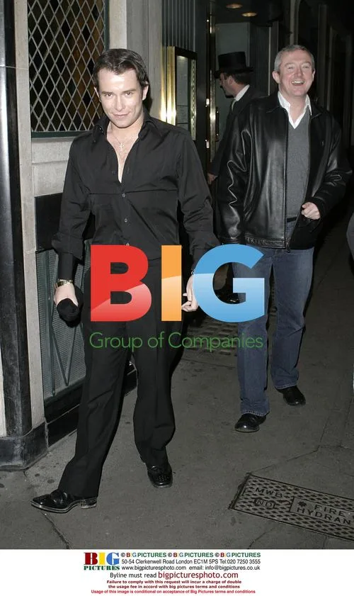 Louie Walsh and Steven Gately at the Ivy Restaurant