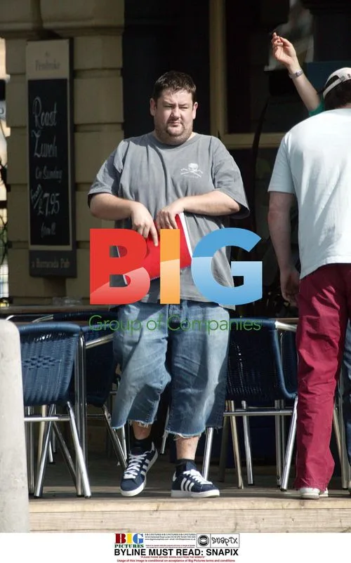 Johnny Vagas out with friends in London