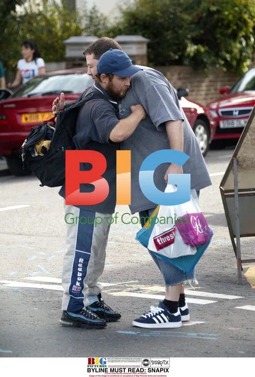 Johnny Vagas out with friends in North London