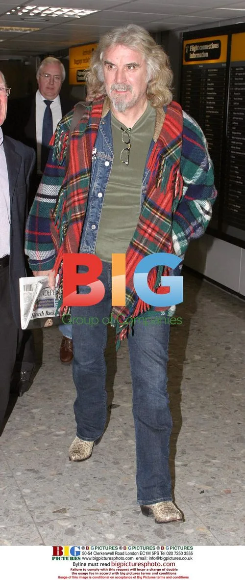 Billy Connelly Arriving at Heathrow
