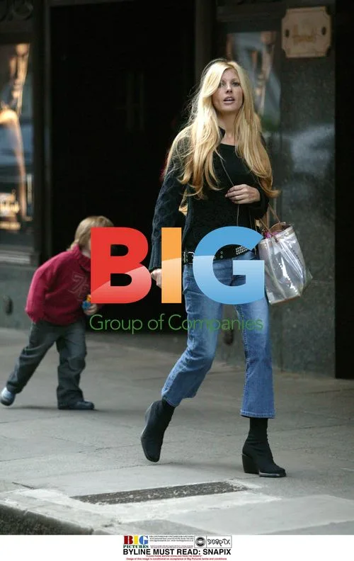 Mandy Smith shopping with son Max