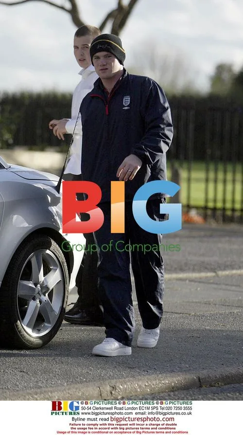 Wayne Rooney Visits Fiancee Coleen McLoughlin