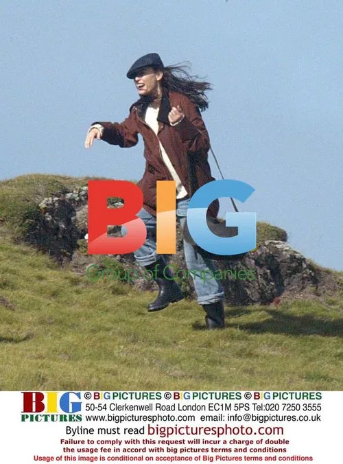 Demi Moore on Set for "HalfLife"