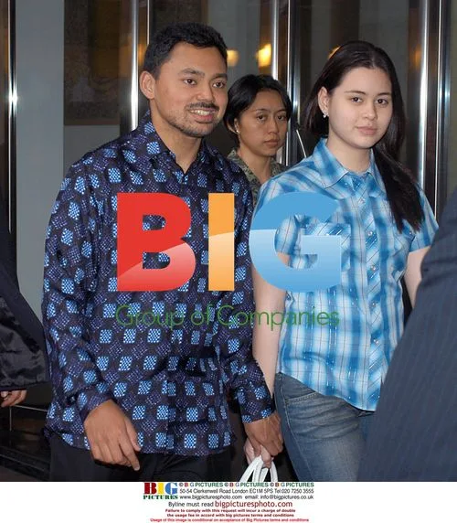 Prince Al Muhta dee Billah & wife Sara Salleh honeymoon