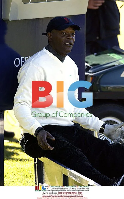 Samuel L Jackson at Dunhill Links Golf